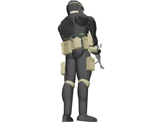 Soldier 3D Model preview