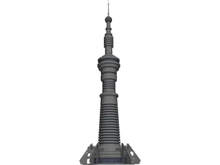 Skyscraper 3D Model preview