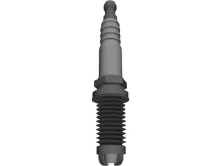Spark Plug 3D Model preview