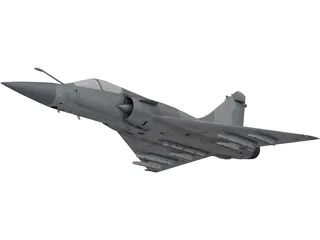 Dassault Mirage 2000 3D Model preview