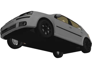 Volkswagen Golf (2011) 3D Model preview