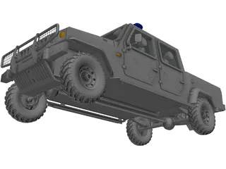 Jeep Agrale SUV 3D Model preview