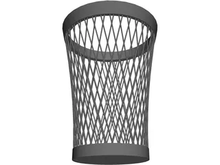 Trash Can 3D Model preview