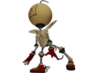 Bomba 3D Model preview