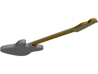 Guitar Electric 3D Model preview