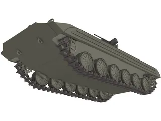 APC Tank 3D Model preview