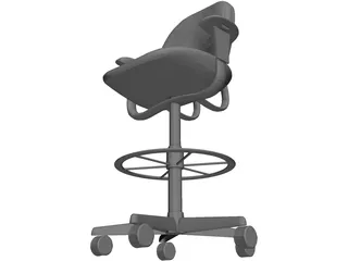 Office Chair 3D Model preview