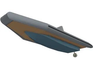 Rigid Inflatable Boat [RIB] 3D Model preview