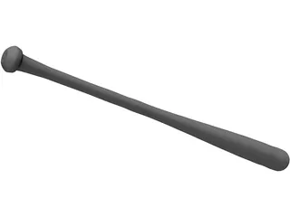 Baseball Bat 3D Model preview