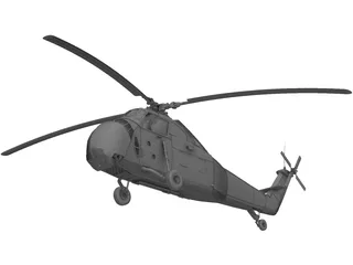 Sikorsky HUS-1 Seahorse 3D Model preview