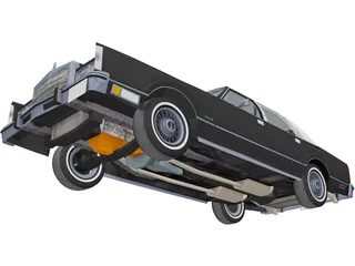 Lincoln Town Car (1986) 3D Model preview