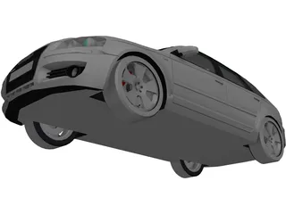 Audi A3 Sportback 3.2 quattro 3D Model preview