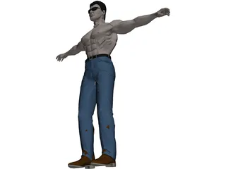 Man 3D Model preview