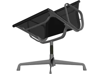 Eames Aluminum Group 3D Model preview