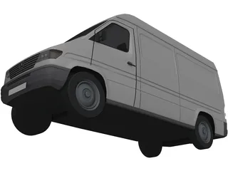 Mercedes-Benz Sprinter 3D Model preview