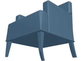 Chair Brentwood 3D Model preview