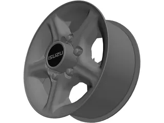 Wheel Isuzu 3D Model preview