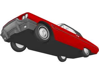 Ford Thunderbird (1964) 3D Model preview