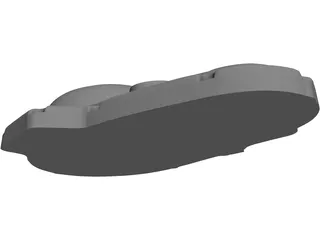 Clutch Cover 3D Model preview