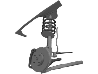 Suspention System 3D Model preview