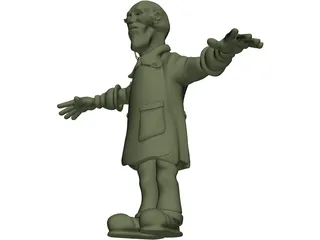 Savantfou 3D Model preview