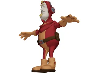 Jack Napalm 3D Model preview