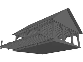 Park Pavillion 3D Model preview