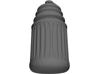 Bottle 128oz 3D Model preview