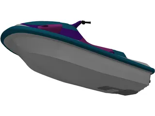 Jet Ski Suzuki 3D Model preview