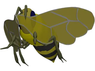 Bee 3D Model preview