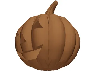 Jack-o-Lantern 3D Model preview
