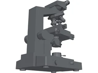 Microscope 3D Model preview