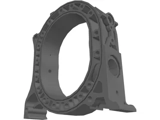 Mazda 12A Rotor Housing 3D Model preview