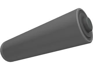 AA Battery 3D Model preview