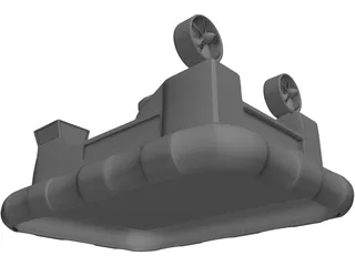 Hovercraft 3D Model preview