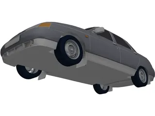 VAZ Lada 2110 3D Model preview