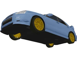 Subaru Impreza WRX Sti (2004) 3D Model preview