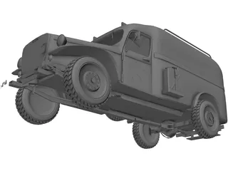 Ambulance 3D Model preview