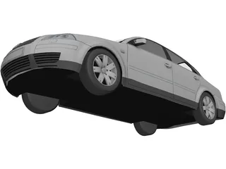 Volkswagen Passat B5 3D Model preview