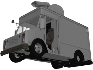 Chevrolet TV Van (1988) 3D Model preview