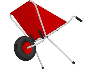 Wheelbarrow 3D Model preview