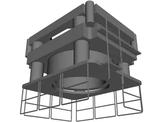 HCR2000 Casing Driver 3D Model preview