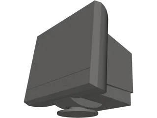Monitor CRT (19 inch) 3D Model preview