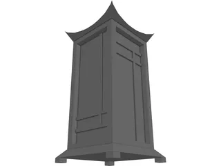 Lamp Oriental 3D Model preview