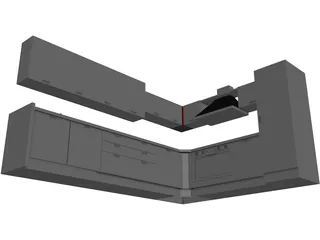 Kitchen 3D Model preview