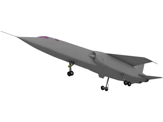BAC TSR-2 3D Model preview