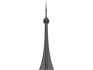 Tower CN Toronto 3D Model preview