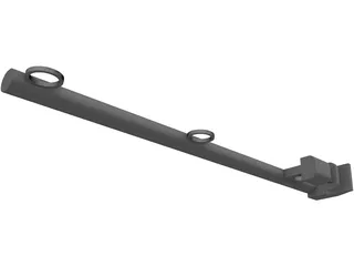 Safety Stanchion 3D Model preview