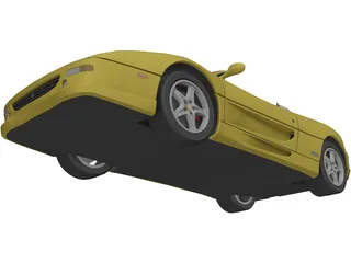 Ferrari F355 Spider 3D Model preview