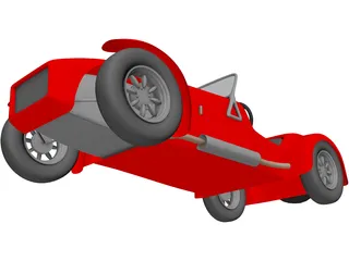 Lotus Super Seven 3D Model preview